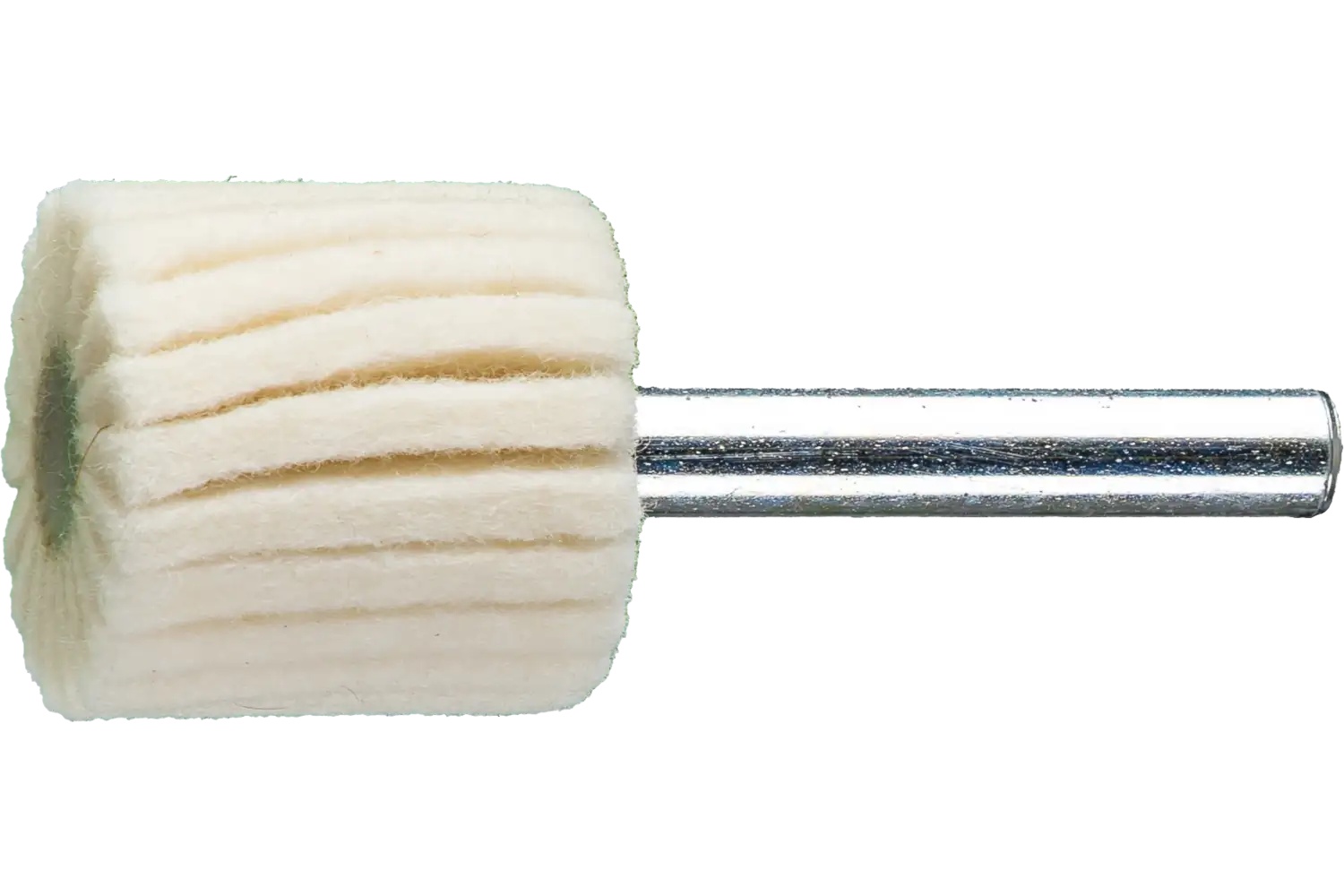 Picture of Pferd Mounted Felt Flap Wheel, 1" X 1, Soft Grade, 1/4" Shank